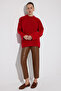 High Waist Vegan Leather Pants with Pensils - 2
