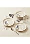 Lavanta 6-Piece Porcelain Tea Plate