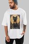 For the Love of Cats 75 Front Cat Printed White Oversize T-Shirt 100% Cotton Unisex Cat Lover Premium Design - 7