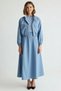 Women's Parachute Fabric Stand Collar Long Sleeve Skater Cut Dress Jacket Set Casual Daily Modern Stylish Elegant - 4