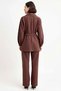 Women's Plus Size Linen Blend Shirt Pants Set Elastic Waist Long Sleeve Comfortable Casual Stylish - 5