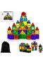 Magnetic building blocks with bags