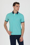 Polo Collar Cotton Pique T-Shirt - 4
