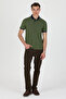 Polo Collar Cotton Pique T-Shirt - 6