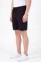 Men's Knitted Fabric Adjustable Waist Striped Shorts - 3