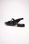 Women's Black Patent Leather 2cm Short Heeled Casual Shoes Tr23Ms03A - 7