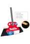 Grey Maxi Outdoor Broom with Stick – Wide Head Heavy Duty Sweep Brush - 4