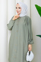 Women's Cap with Ruched Detail Side Pockets - 4