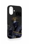 iPhone 16 Compatible King Patterned Silicone Case - 3