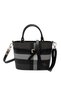Black - Black Plaid Women's Handbag Sp1283 - 5