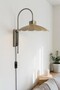 Risso Beige Single Plug Sconce Living Room Kitchen Hallway Cafe Boutique Lamp Lighting - 5