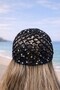 Women's Knitted Beanie Hat Luna Spark Black – Sequined Sparkling Bohemian Accessory - 7