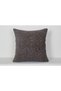Modern Zigzag Patterned Decorative Throw Pillow Cover Anthracite Tile