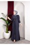 Wonderful Noble Cape-Buckle Sandy Dress - 3