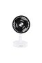 Rechargeable Table Fan EPSF1742, Portable USB Type-C Fan with 1500mAh Battery, Stepless Speed Control, 90° Adjustable Angle, Brushless Motor, Quiet Operation, White - 2