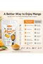 Freeze Dried Raw Mango Powder 200g-100% Pure Raw Mango Pulp-No Maltodextrin, Added Sugar, Color, Preservatives or Additives-Easy to Mix for Smoothies, Baking & Cooking - 4