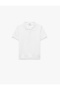 Cotton Short Sleeve Knitwear Polo Collar School T-Shirt - 2