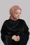 Dusty Rose Plain Classic Scarf Italian Stitched Cotton Jazz Plain 202210_18 - 2