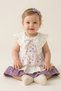 Seasonal Baby Girl Floral, Ruffled Dress - 3