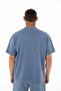 Ar-Ma Men's Crew Neck Sweatshirt Basic Without Print Without Pockets Short Sleeve Oversize Diagonal 2 Thread Y253 - 7