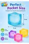 Slow Rising Squishy Stress Cube Toy for Kids – Sensory Fidget Squeeze Ball 5.5cm, Anxiety Relief - 6