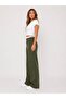 Women's Elastic Waist Wide Leg Sweatpants with Stripes on the Front - 5