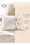2PC 100% Goose Feather Pillow with Double Piping 50x70x3 cm | 233 TC Cotton Shell | Premium Cotton Comfort with Plush Filling, 1300g - 7