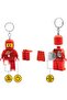 Lego Iconic Keychain with LED Flashlight Toy Gifts for Kids - 76 mm Large Figure - 2 CR2025 Batteries Included - 7