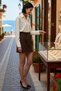 Women's Mini Denim Skirt Belt Detailed 100% Cotton Rigid Woven Size Daily Casual Modern Stylish Comfortable - 2