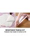 Touch Baking Mat, Non Stick Silicon Rolling Pastry Mat,Kneading Pad Sheet Glass Fiber Rolling Dough Large Size For Cake Macaron Kitchen Tools, Red,White - 6