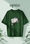In My Hockey Romance Era Printed Cotton Oversize T-Shirt