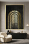 Calligraphy Arch Islamic Wall Art | Framed Canvas Print | Arabic Calligraphy Decor for Living Room, Bedroom, Office & Gift