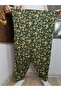 Jersey Fabric Floral Patterned Single Pocket Shalwar Elastic Waist Comfortable Cut Women's Shalwar 36 Size 90 kg - 7