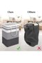 2 Pcs 75L Large Laundry Basket Collapsible Laundry Bag with Extended Handles Waterproof Laundry Hamper Freestanding Laundry Hamper for Clothes Toys in the Dorm and Family - 2