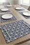 Table Mat American Service Set of 6 Liquid Repellent Erasable Fabric Placemats 35X45 - 2