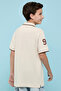 Print Detail Polo T-Shirt with Short Sleeves - 6