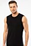 Men's sleeveless tank top, crew neck sleeveless tank top, 95% cotton, 5% elastane - 4