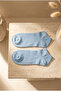 Men's Basic Blue Step Socks - 2