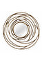 Concentric Brass Framed Mirror