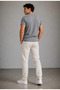 Men's White Crew Neck Basic T-Shirt 100% Cotton Casual Comfortable Cut Summer Short Sleeve T-Shirt - 5