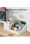 Cosmetic Organizer Box Plastic Storage Box for Stationery |   Makeup Organizer for Women - 4