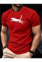 Men's Trendy Cotton T-Shirt with Cheetah Print Design