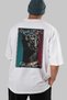 For Dog Lovers 8 White Oversize T-Shirt with Dog Print on the Back 100% Cotton Unisex Dog Lover Premium Design - 6