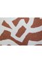 Tile White Abstract Patterned Decorative Throw Pillow Cover Modern Design - 3