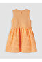 Original Oval Collar Patterned Girl's Dress - 7