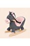 Rocking, Riding and Jumping Plush Horse Figure Toy (100% Solid Balance Toy) - 2