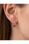 Allegra Colorful Rectangular Baguette Stone Hoop Steel Xuping Earrings - 2
