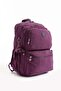 Unisex Purple School Bag, 16 Inch Laptop Bag, Crinkle Waterproof Fabric Backpack, 47X30X15Cm - 3