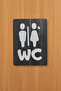 Wc Women's and Men's Direction Sign - Rebap