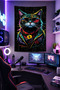 Popular-25 Wall Covering Shiny Quality Fabric Room Decor Tapestry Wall Tapestry Gaming - 2